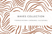 Waves Collection, a Pattern Graphic by The Collective Studio (Thumbnail 1 of 10)