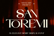 San Toremi || Elegant Display Serif, a Serif Font by Muflieart (Thumbnail 1 of 12)