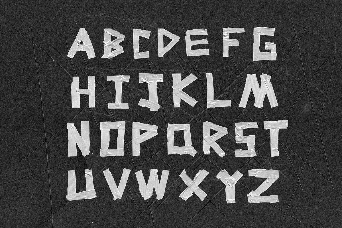 Duct Tape Letters, an Object Graphic by secret-cache (Photo 3 of 3)