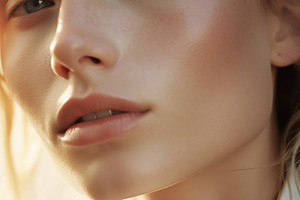 Sunlit Innocence and Elegance in Girl's Portrait, a Beauty & Fashion Photo by Iconogenic