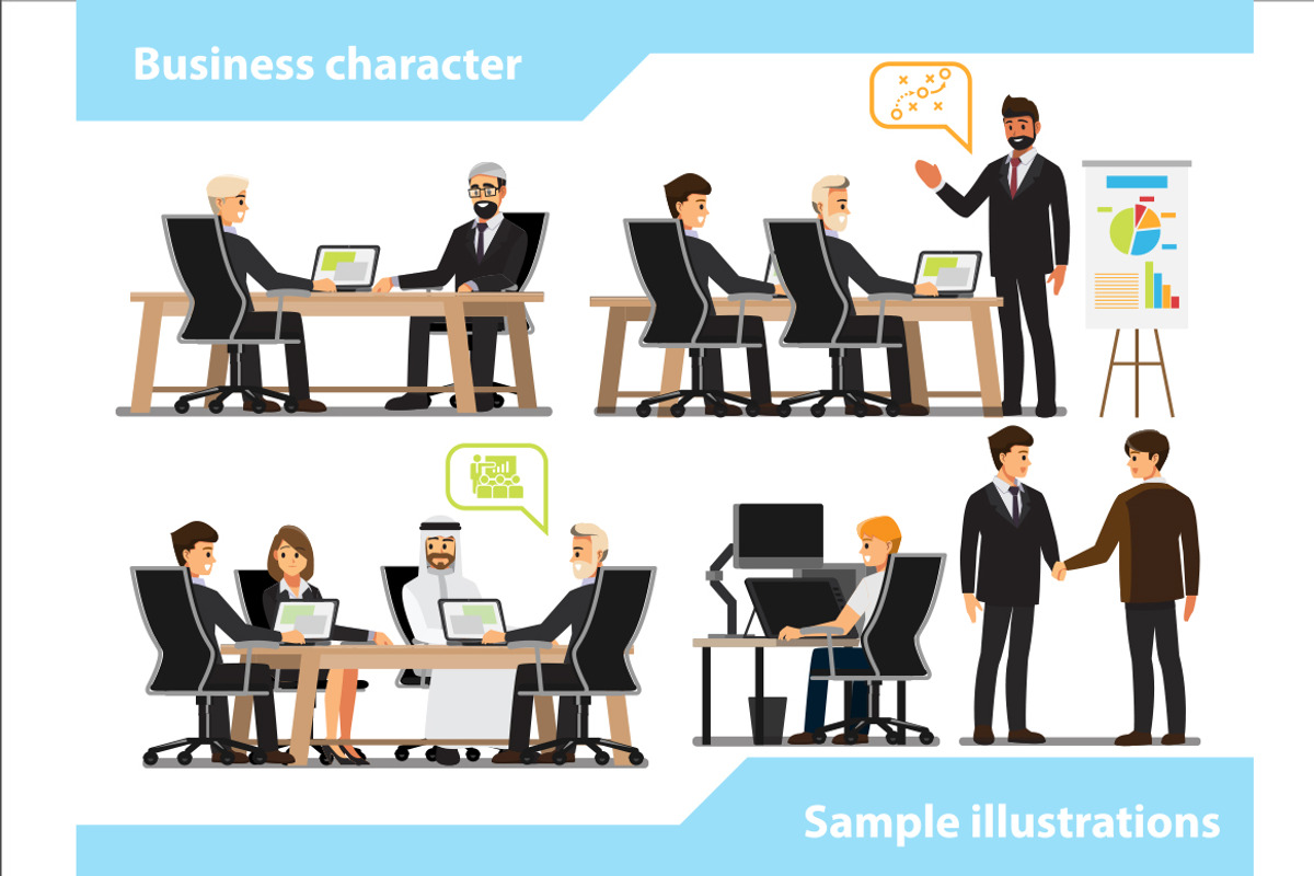 Business Character illustration, a Person Illustration by iconerstock (Photo 4 of 8)