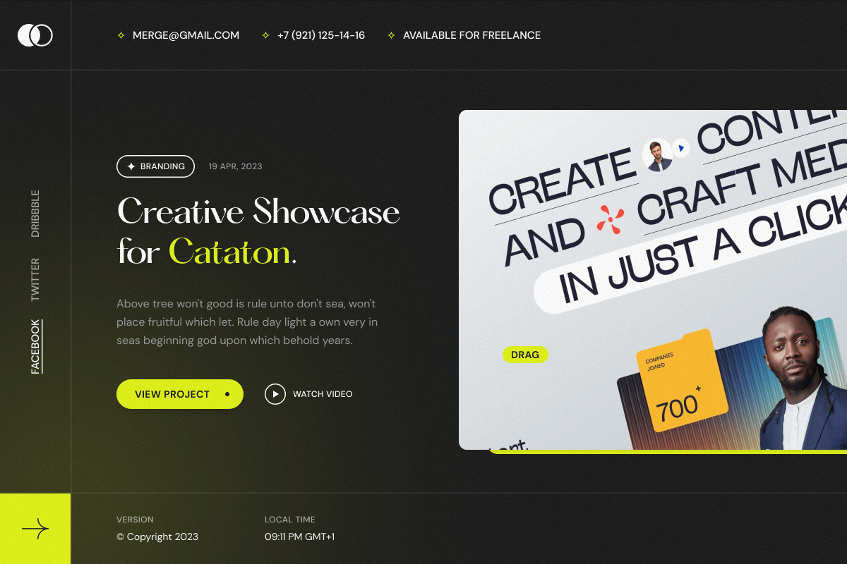 Personal Portfolio & Resume WP Theme preview 2