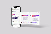 HighQualit Instagram Carousel Mockup, an iPhone Mockup by swsi-studio (Thumbnail 4 of 5)