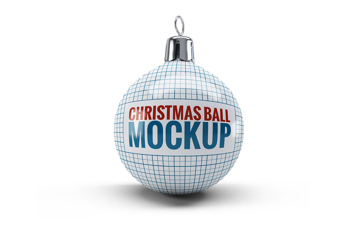 Christmas Ball Mockup, an Advertising Mockup by Xtrahive (Photo 2 of 2)