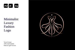 Minimalist Luxury Fashion Logo, a Branding & Logo Template by Luxury Logos