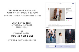 Wix Ecommerce Website Template MOD