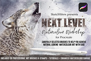 Next Level Watercolour Workshop, a Brush Add-On by SketchWerx (Thumbnail 1 of 21)