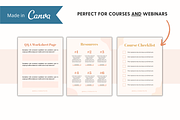Course & Webinar Workbook | Canva, a Presentation Template by The Template Lounge (Thumbnail 5 of 8)