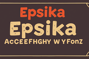 Epsika - Quirky Display Font