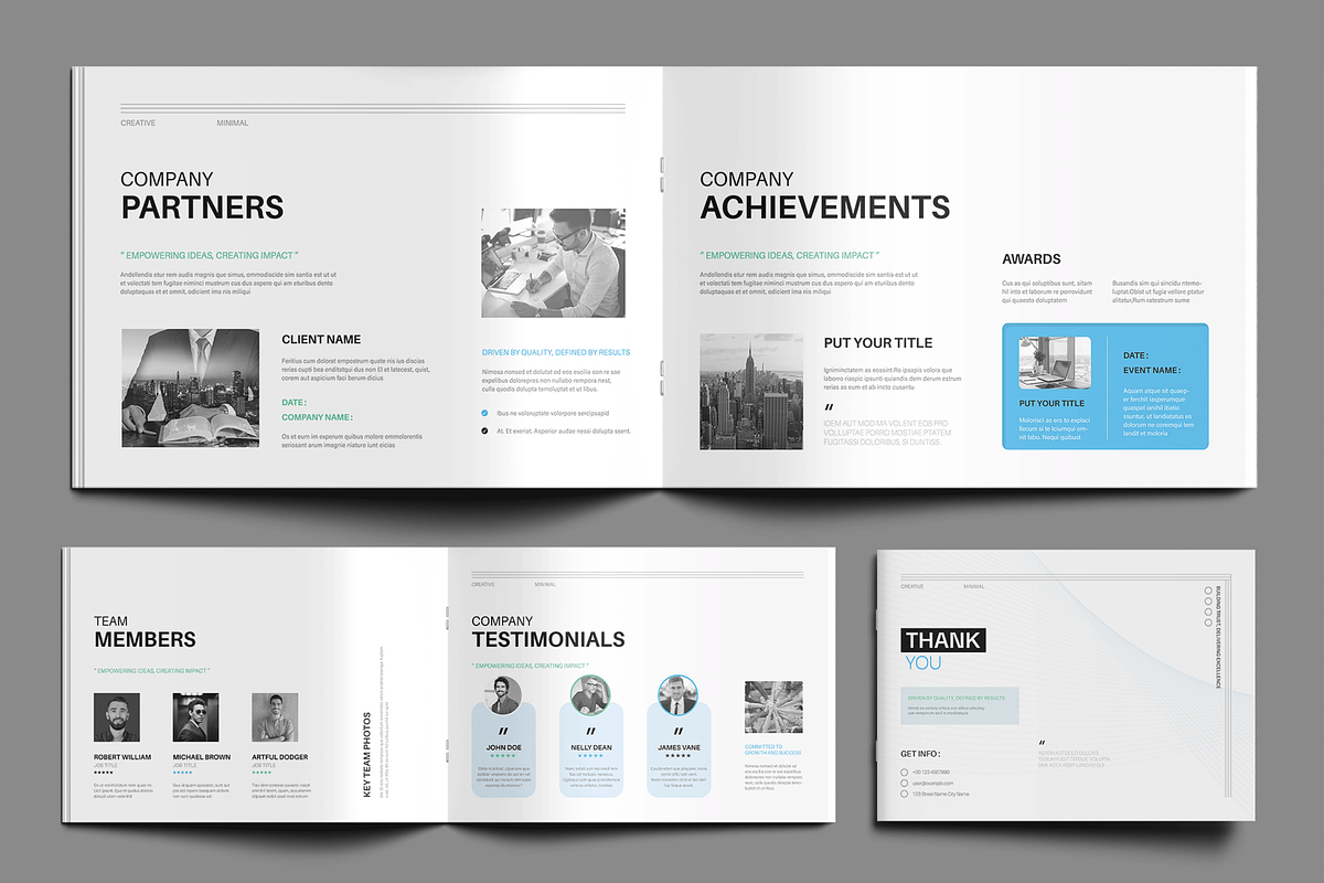 Landscape Company Profile Design, a Brochure Template by MightyDesign (Photo 5 of 8)