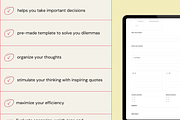 Decision maker - Notion template, an App Template by Iasan Design (Thumbnail 3 of 11)