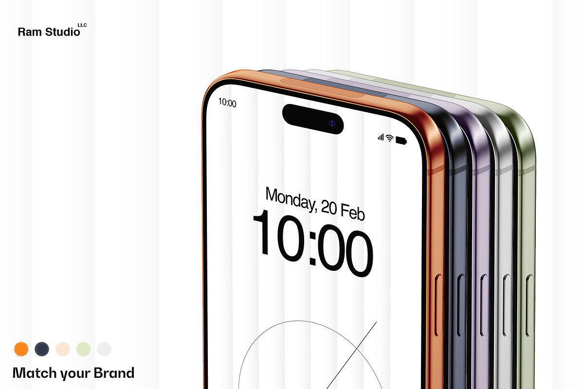 iPhone 17 Pro Mockup - 15 Scene, an iPhone Mockup by RamStudio2 (Photo 13 of 21)