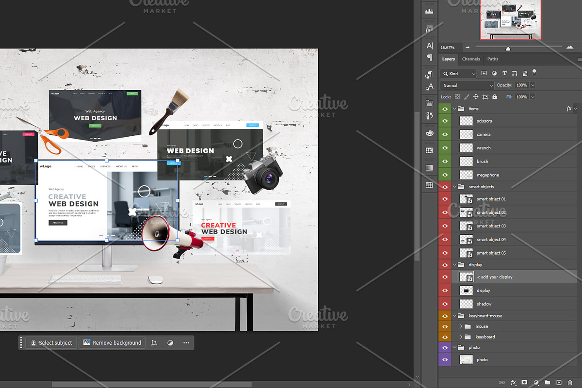 Web Design Tools Mockup, a Device Mockup by RSplaneta (Photo 2 of 2)