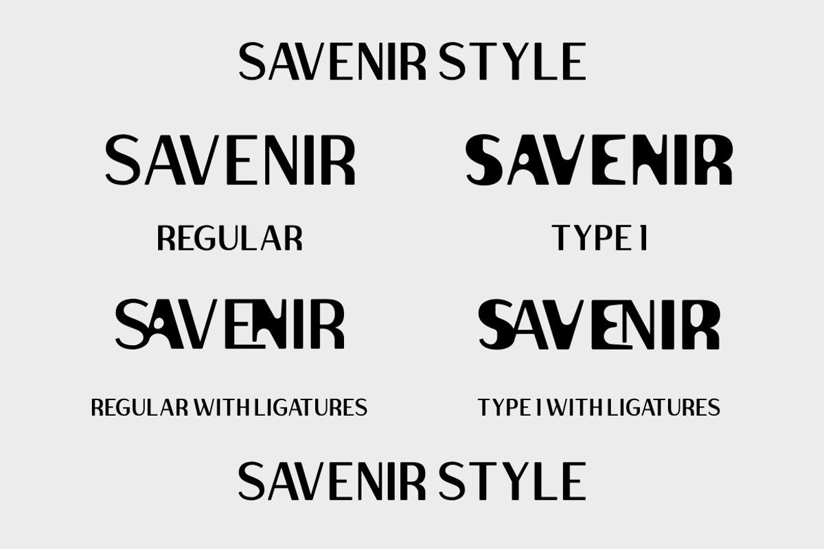 Savenir - Unique Display Font, a Font by PutraCetol Studio (Photo 7 of 11)