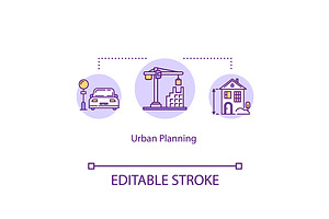 Urban Planning Concept Icon