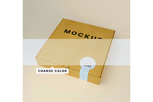 Cardboard Packaging Mockup