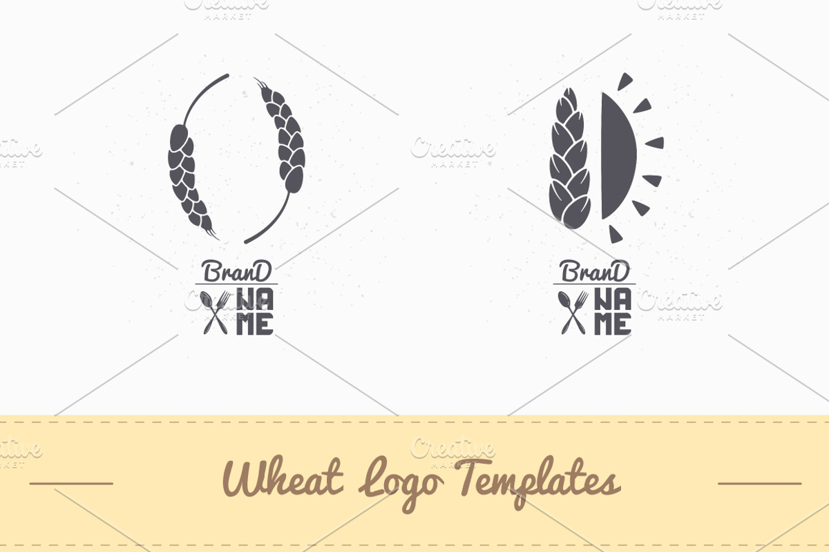 4 Wheat/Flour Logos, a Branding & Logo Template by Zhemchuzhina (Photo 3 of 3)