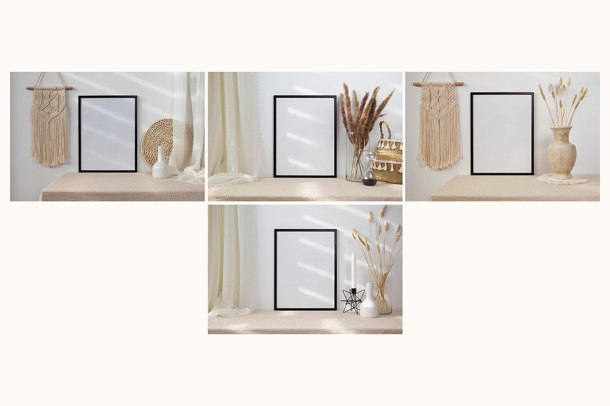 Photo Frame Mockup Bundle, a Print Template by PawMockups (Photo 5 of 11)