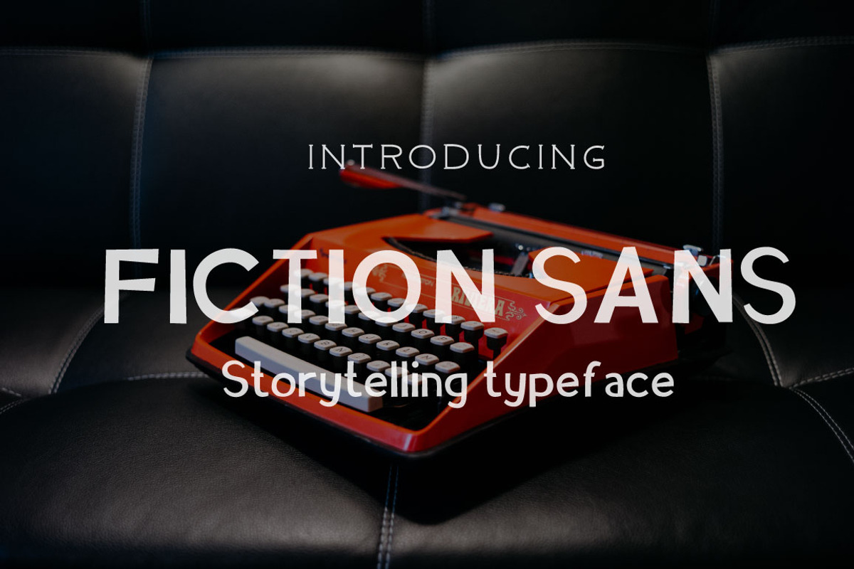 Poetry&Fiction novel font duo preview 3