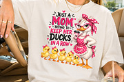 Cute Mama Duck Sublimation PNG, a Seasonal Illustration by Rose Art (Thumbnail 2 of 4)