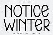 Notice Winter, a Sans Serif Font by InermediaSTUDIO (Thumbnail 1 of 8)