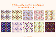 Day of the Dead Clipart and Patterns, an Object Illustration by Drafts n Doodles (Thumbnail 6 of 14)