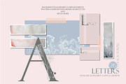Meadow Grasses & Watercolor Stripes, an Illustration by Collection by VY (Thumbnail 5 of 11)