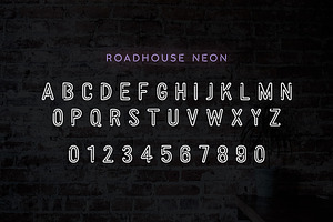 Neon Sign Font Collection