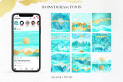 Celestial Landscape Abstract Creator, a Texture Illustration by Julie&Taily (Thumbnail 12 of 25)