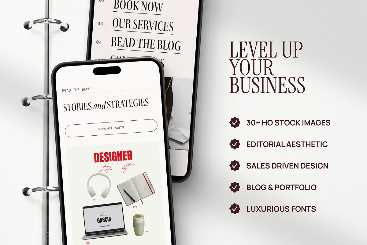 Creative Agency Squarespace Template, a Squarespace Template by Glowup Online (Photo 3 of 8)