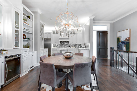 Modern Dining Room, an Architecture Photo by Water Street Photography