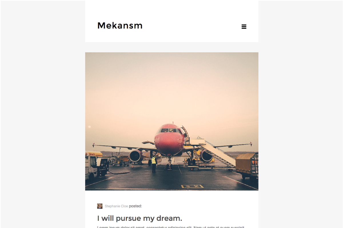 Mekansm - Minimalist Ghost Theme, a Websites & App Template by Malvouz (Photo 1 of 2)