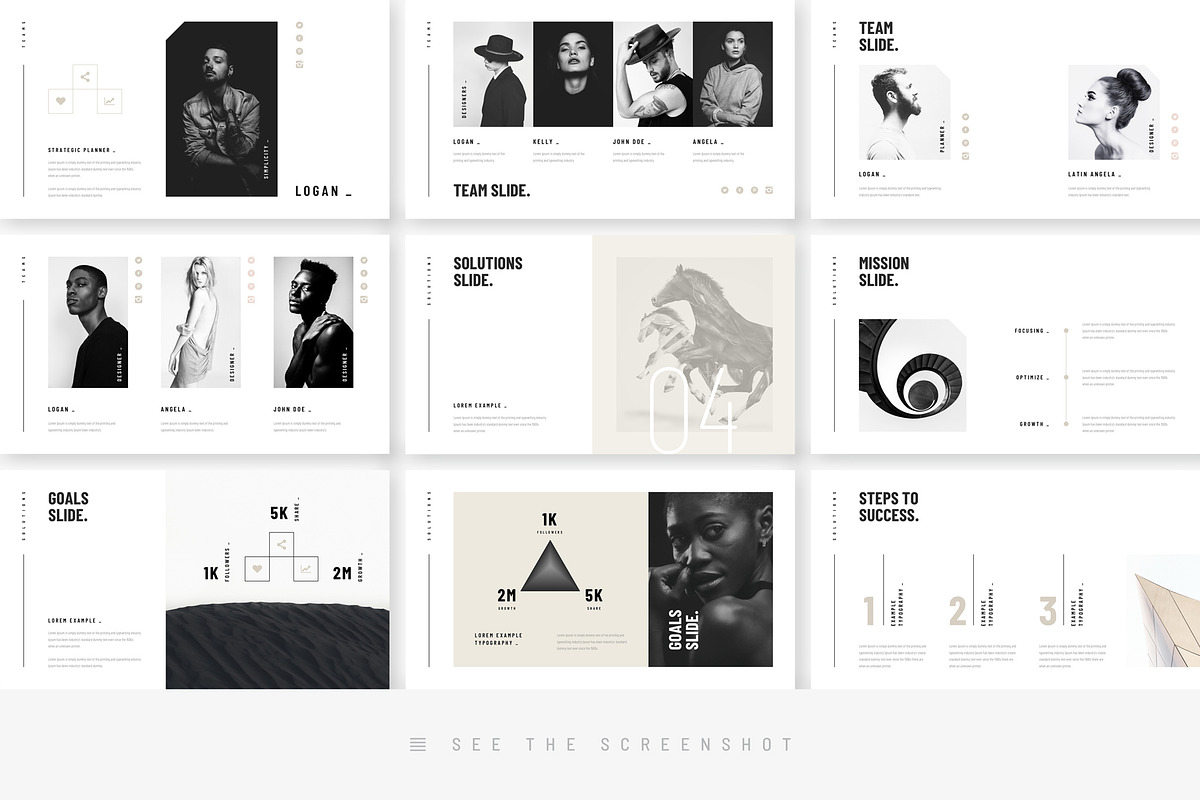 Stylish Minimal Keynote Template, a Presentation Template by TemplatesForest (Photo 7 of 9)