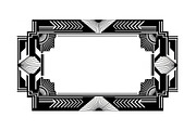 Art Deco Frame SVG Bundle, an Illustration by Gaye Art (Thumbnail 13 of 31)