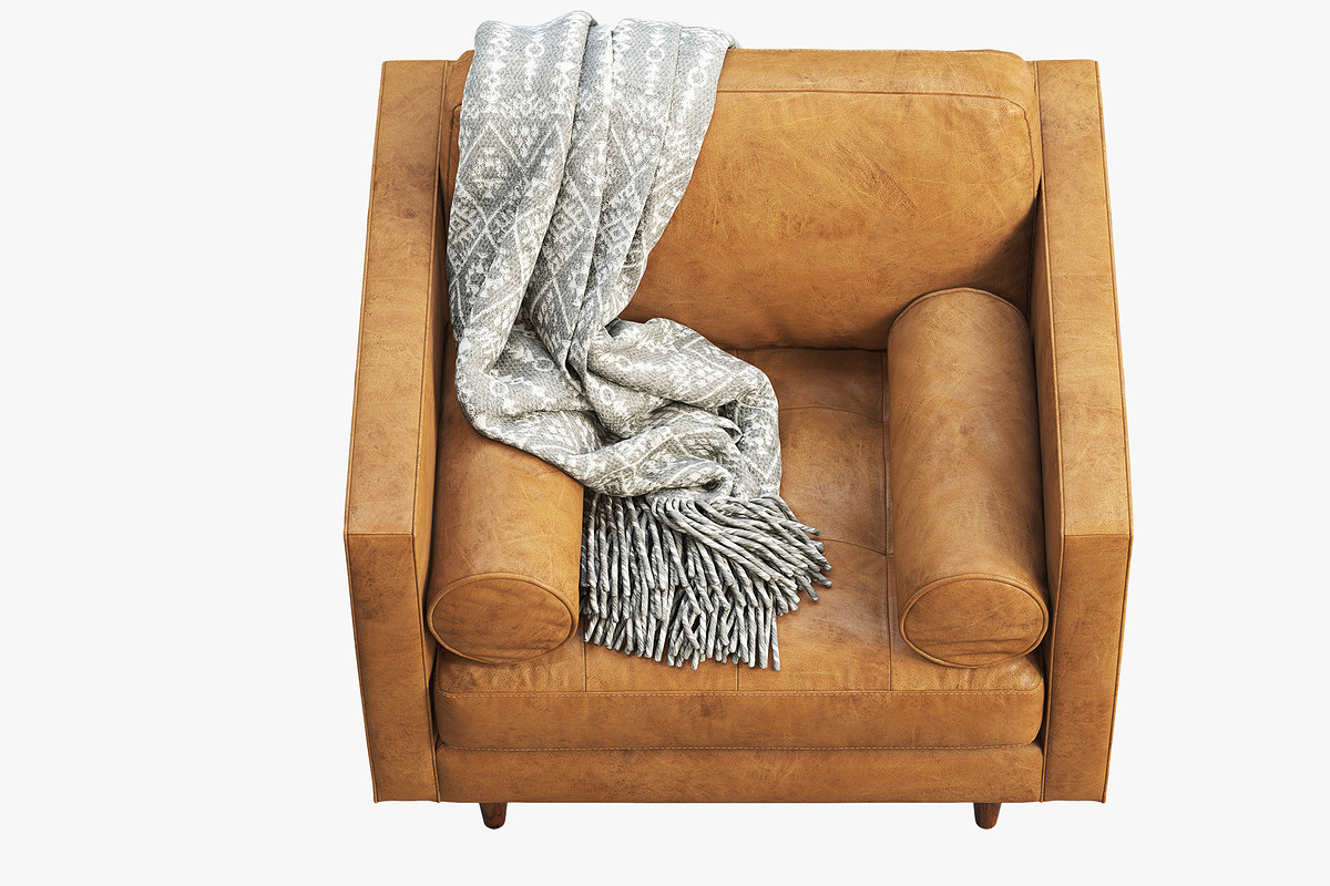 Briar Leather Chair brown and black, a Furniture 3D Model by 3dmitruk (Photo 7 of 24)