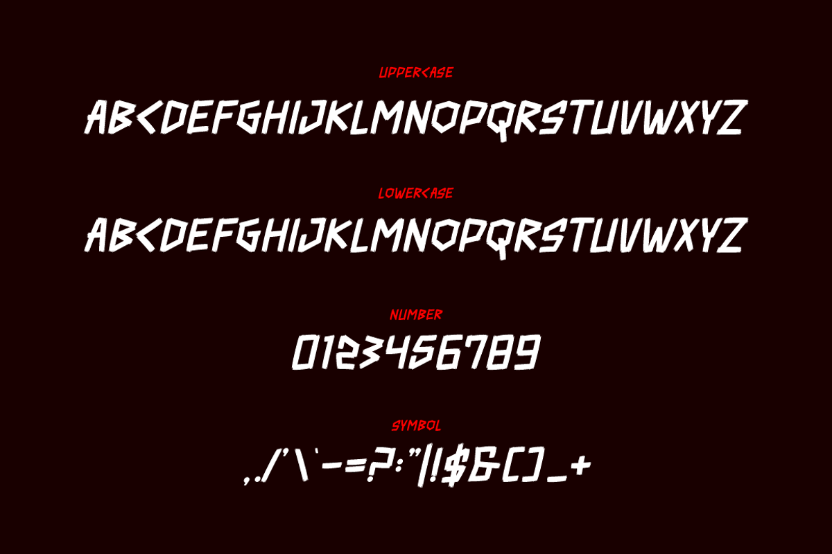 Medheni Halloween Font, a Sans Serif Font by Iqsiart Studio (Photo 6 of 7)