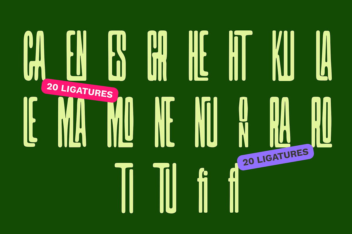 Monarchy Bold Condensed Display, a Sans Serif Font by Haps Space (Photo 5 of 10)