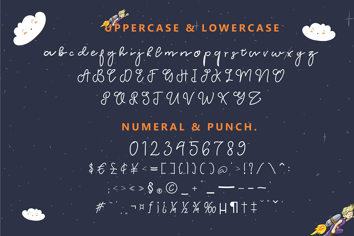 Kinder Kids - Fun Script Font, a Script Font by Saxofont (Photo 9 of 10)