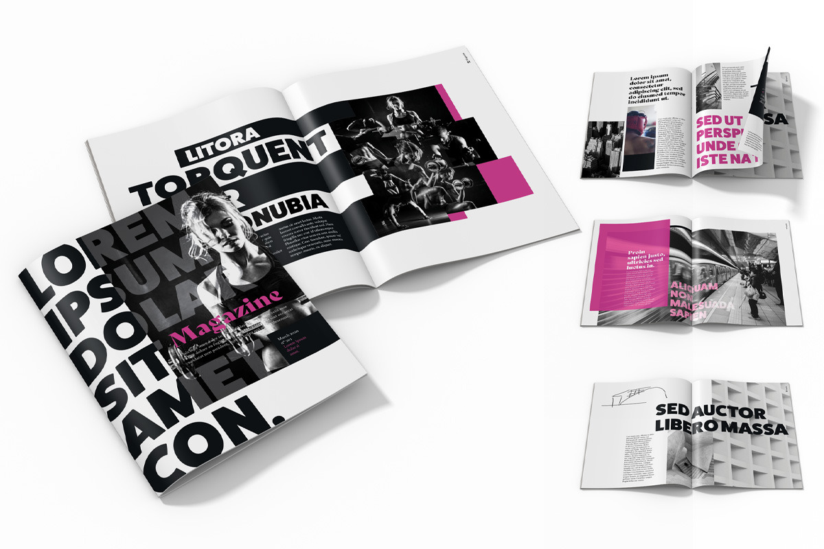 InDesign Magazine Template, a Magazine Template by LESZ Design (Photo 1 of 3)