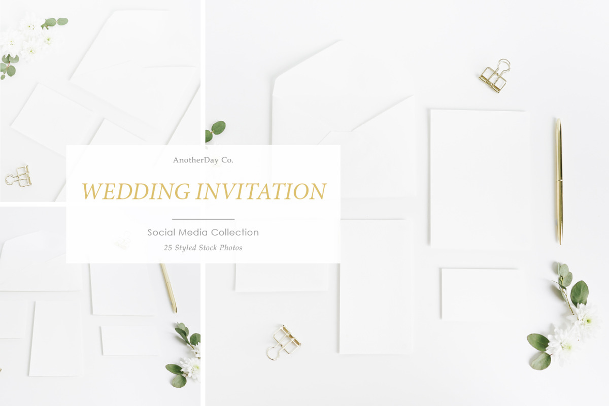 Wedding Invitation Styled Stock, a Print Template by Anotherday Co. (Photo 2 of 6)
