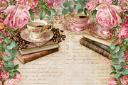 Vintage Coffee Books Junk Journal, a Background Graphic by Printable Treasure (Thumbnail 3 of 4)