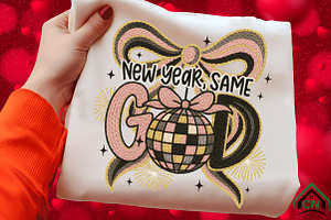 Yarn Crochet Happy New Year Png, an Illustration by Craft Nest