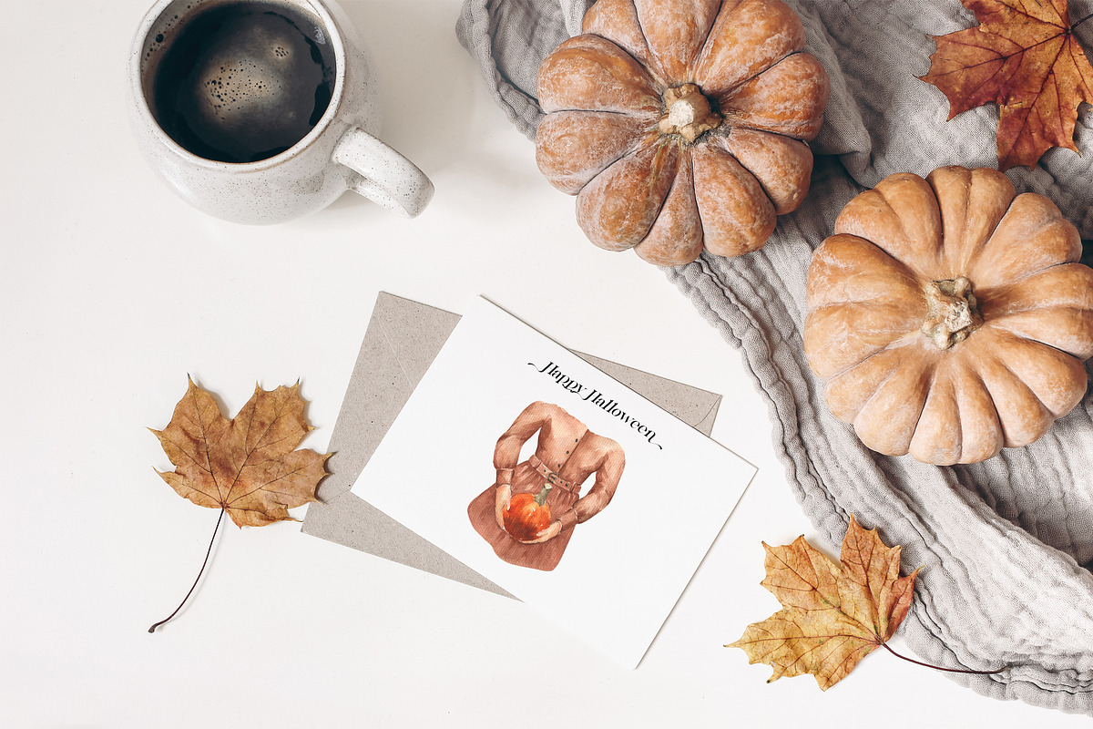 Cozy Autumn Watercolor, a Seasonal Illustration by LiChu Art (Photo 6 of 20)