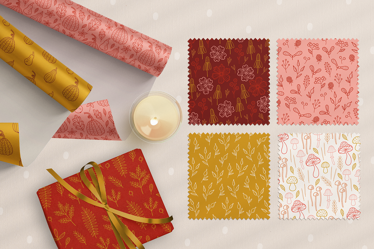 Autumn Charm Kit, a Seasonal Illustration by miumiu (Photo 4 of 15)