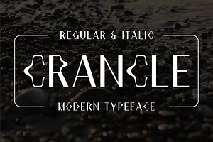 Crancle - Modern Typeface