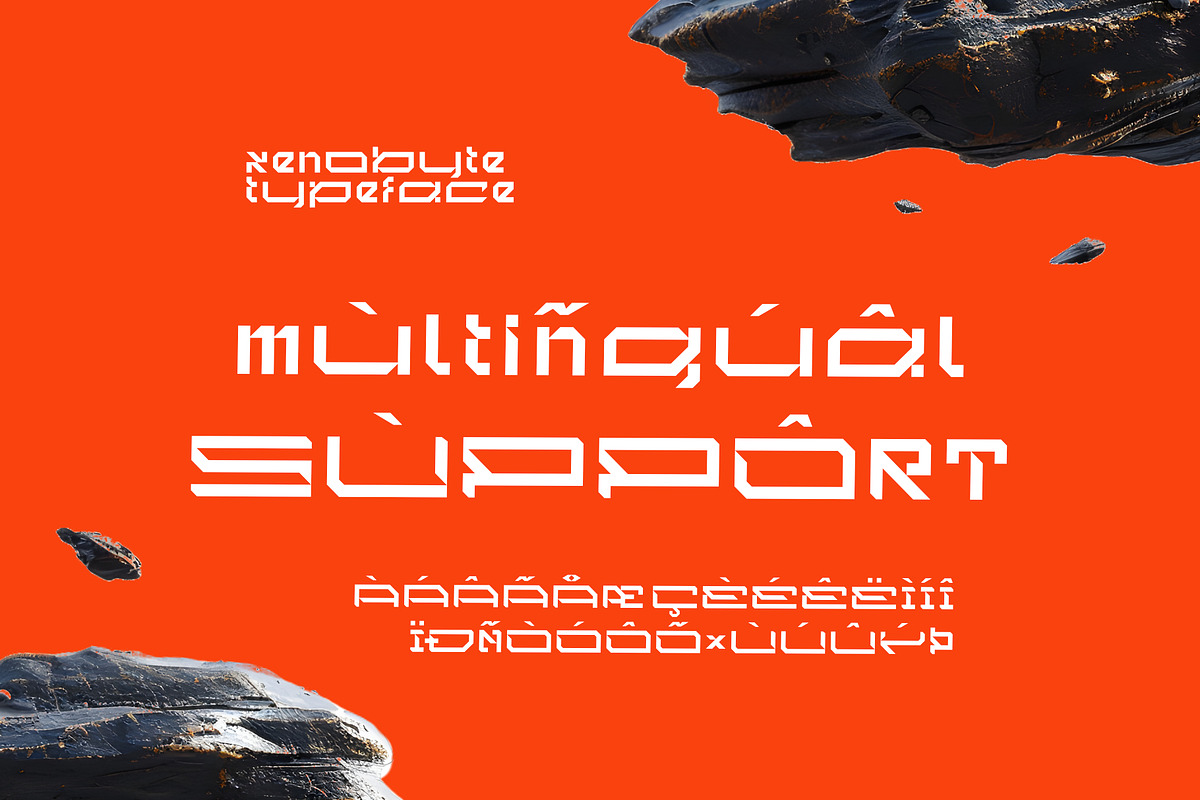 Xeno Byte Font, a Sans Serif Font by Nocturnal Workspace (Photo 5 of 8)