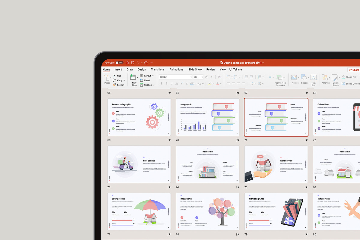 Donne - Creative Template, a Presentation Template by UDEA Store (Photo 4 of 14)