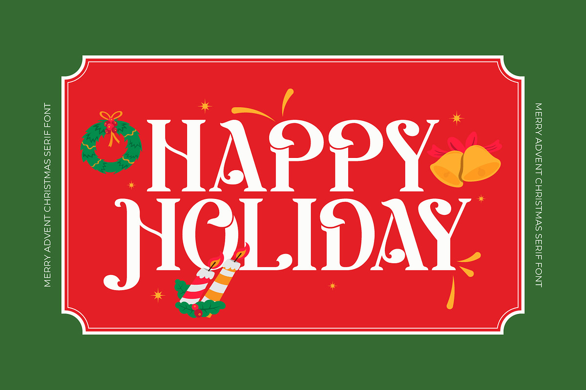Merry Advent - Christmas Font, a Serif Font by Rishsketch (Photo 11 of 15)