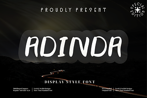 Adinda Display Style Font