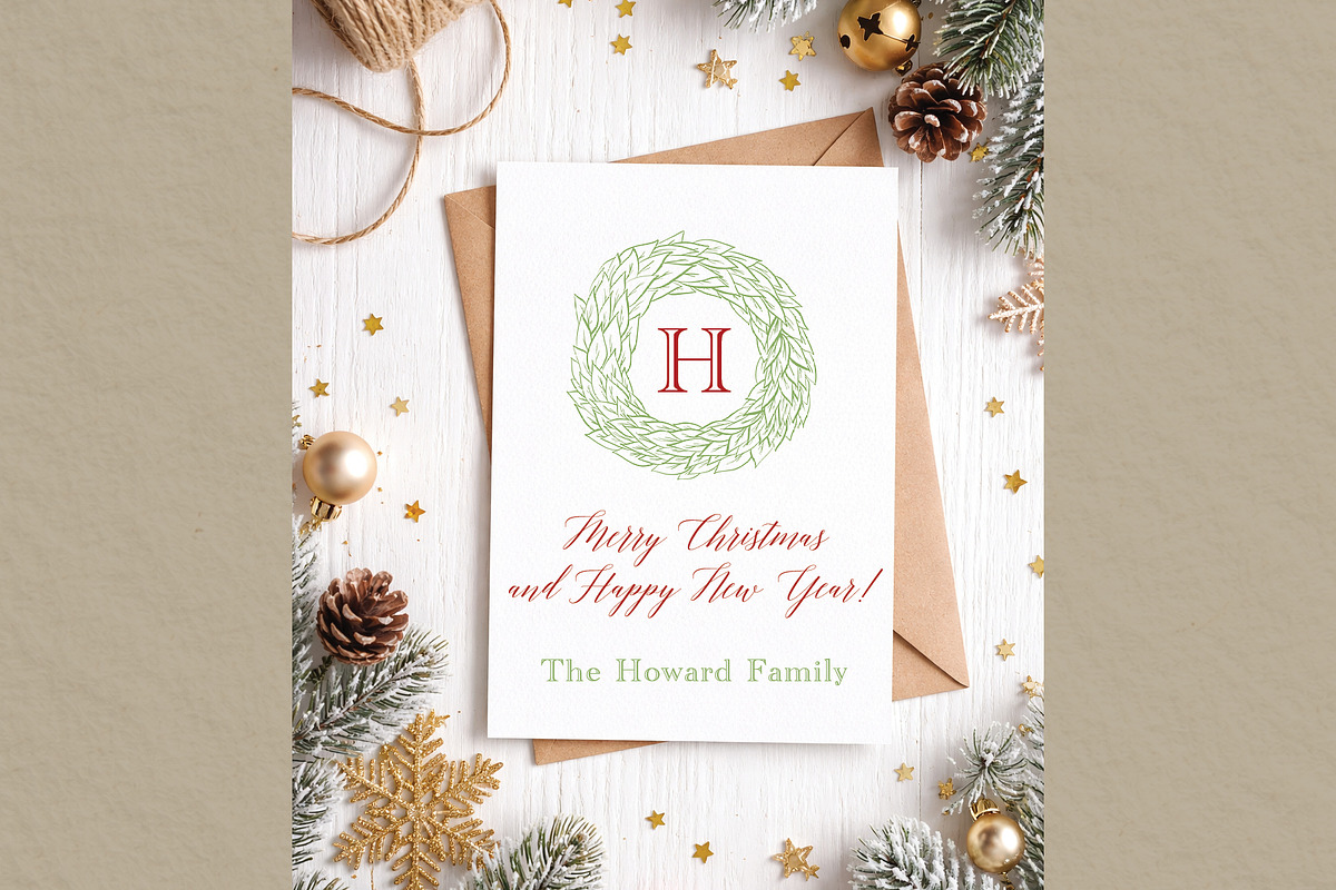 Hand-Drawn Wreaths, a Decorative Illustration by Bbooth88 (Photo 6 of 6)